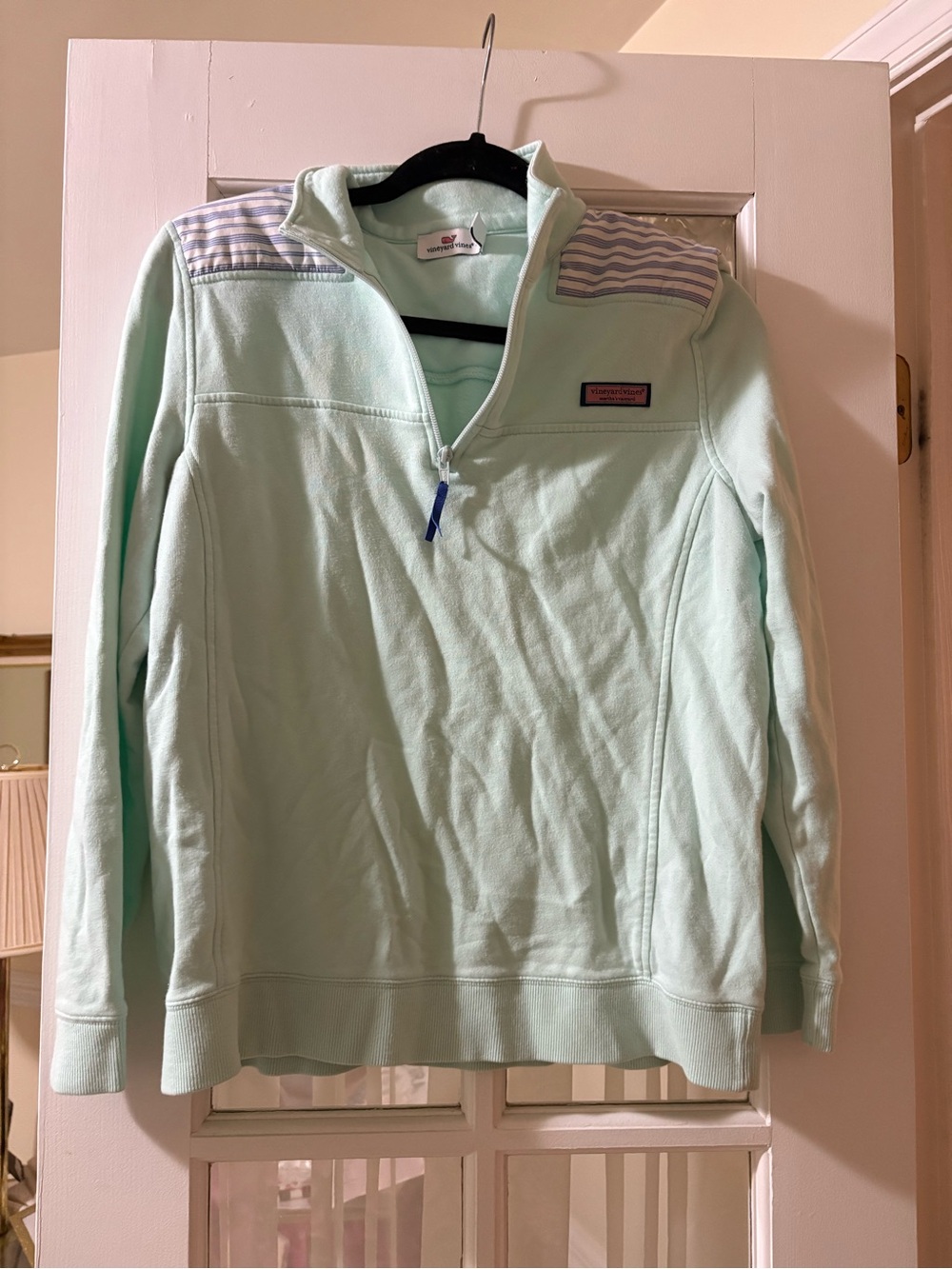 Women’s Vineyard Vines Mint Quarter-Zip Shep Shirt